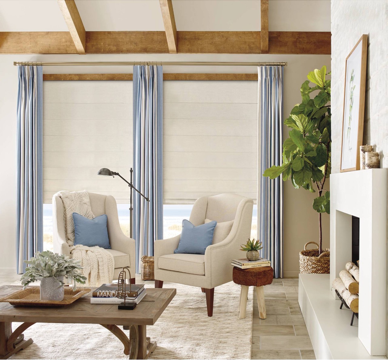 Hunter Douglas Alustra® Woven Textures® Roman Shades near Redmond, Oregon (OR)